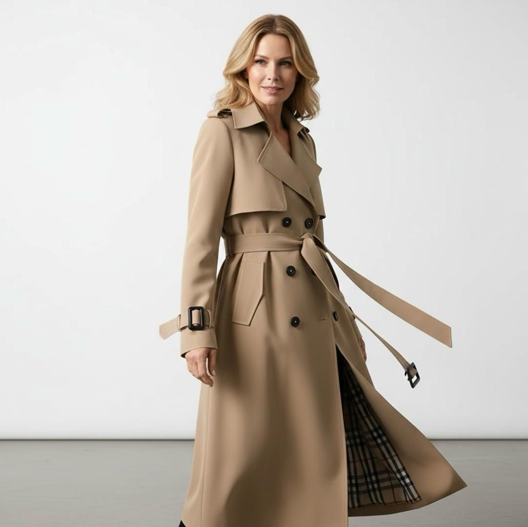 Linnéa™ | Elegant tidlös trenchcoat för kvinnor