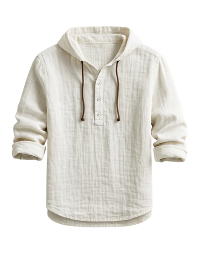 Lukas™ | Avslappnad linnehenley med huva