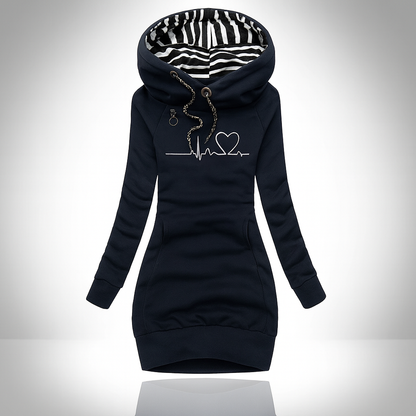 Josefin™ | Hoodieklänning med fickor