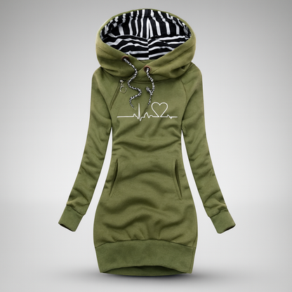 Josefin™ | Hoodieklänning med fickor