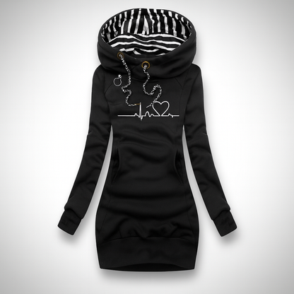 Josefin™ | Hoodieklänning med fickor