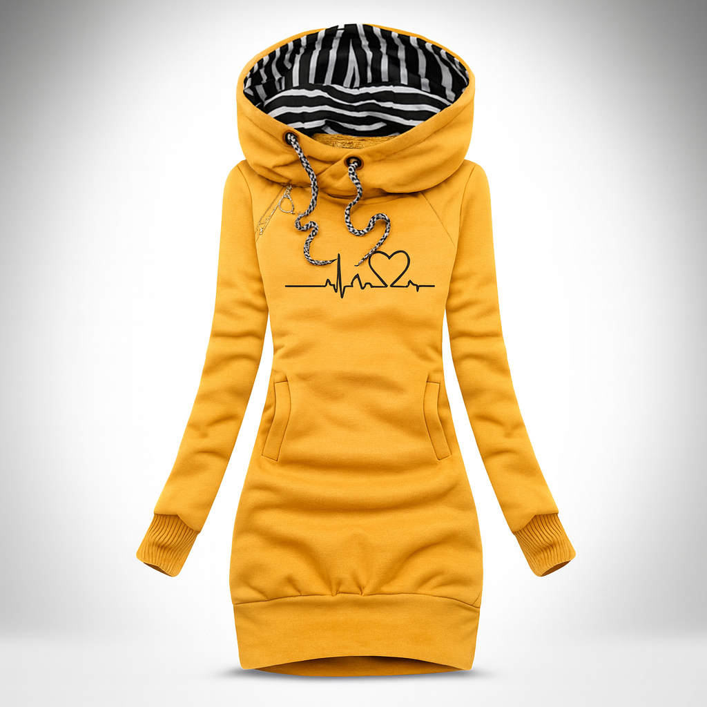 Josefin™ | Hoodieklänning med fickor