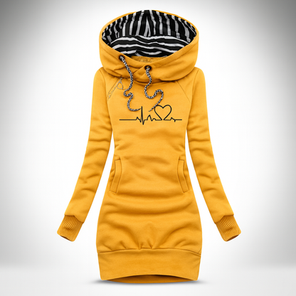 Josefin™ | Hoodieklänning med fickor