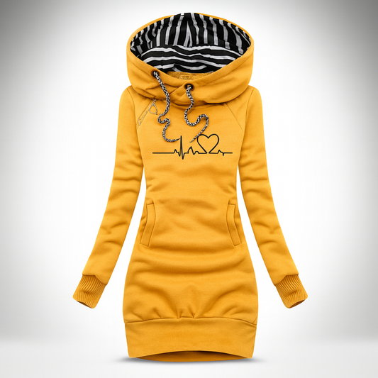 Josefin™ | Hoodieklänning med fickor
